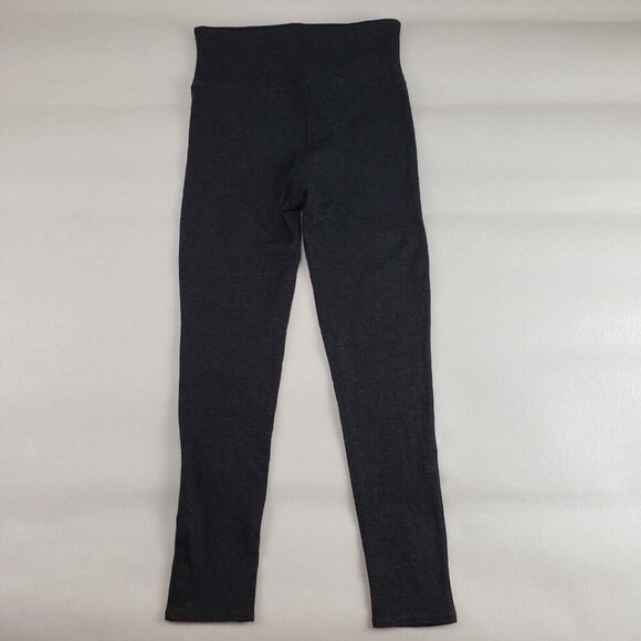 Spanx Gray Ponte Pant Womens Medium Shaping Pull On Gusseted Stretch Skinny - Picture 3 of 8